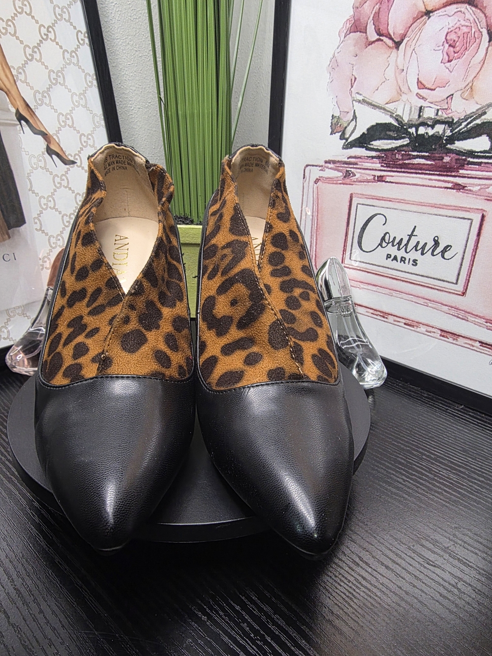 Andiamo Leopard Stilletto Heels - Picture 2 of 7